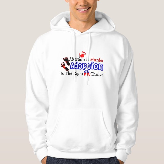 Abortion Is Murder Hoodie (Front)