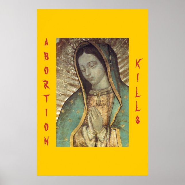 ABORTION KILLS POSTER (Front)