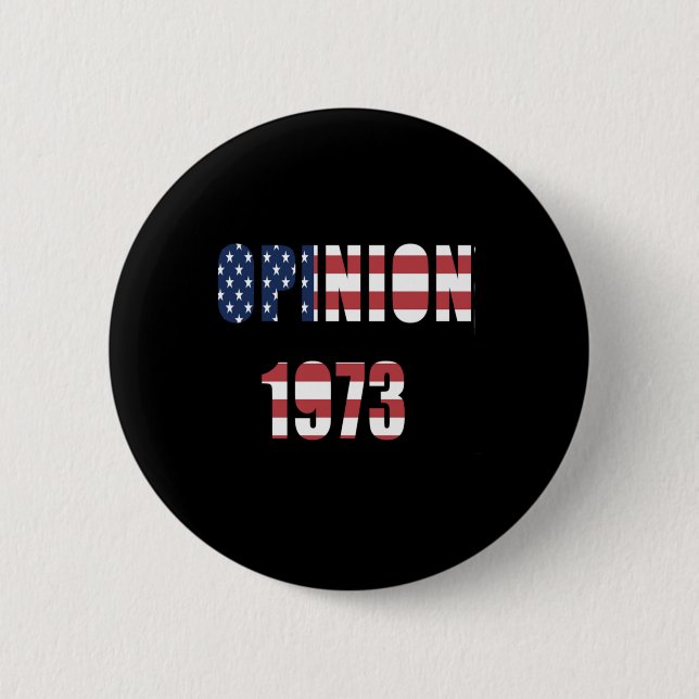 Abortion Rights Opinion Fun   6 Cm Round Badge (Front)