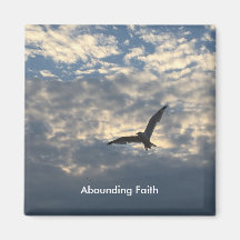 Abounding Faith Bird Magnet