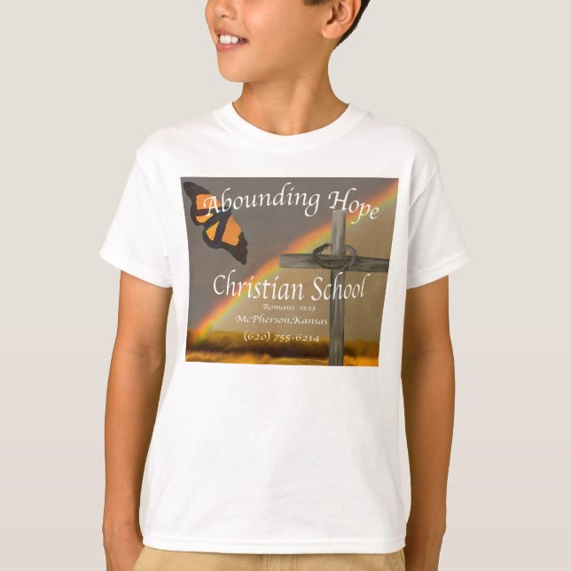 Abounding Hope Romans 15:13 T-Shirt (Front)