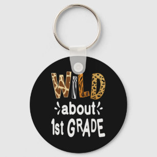 About 1st Grade Welcome Back To School First Day O Key Ring