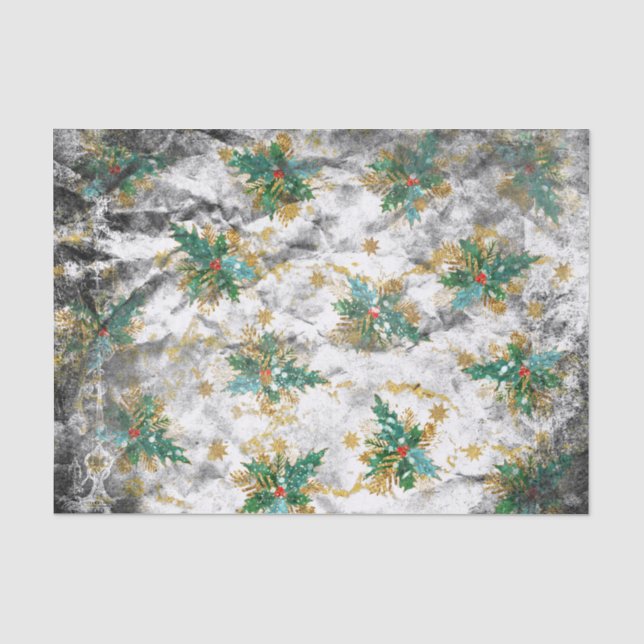 About Christmas on Parchment Tissue Paper (Front)