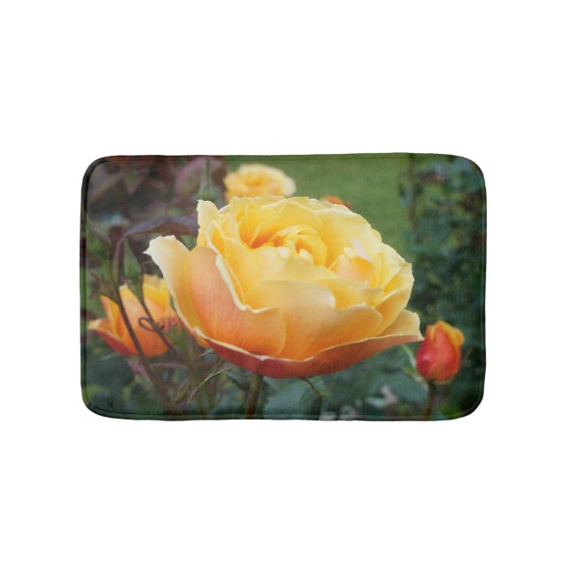 About Face Rose #2 Bath Mat (Front)