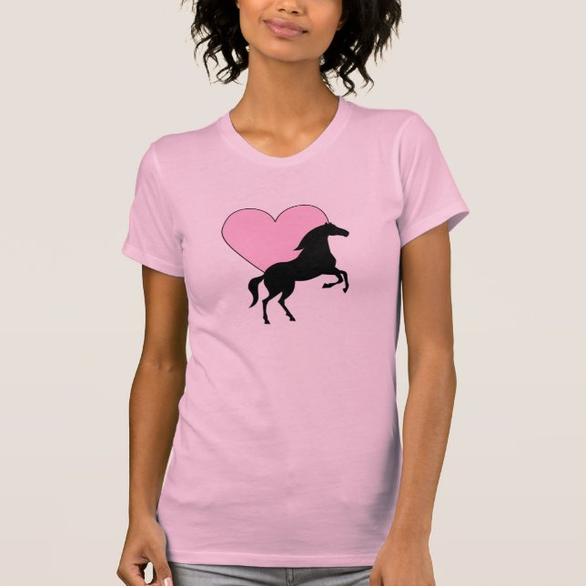 About Horses and Love T-Shirt (Front)