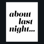 About Last Night Poster<br><div class="desc">About Last Night</div>