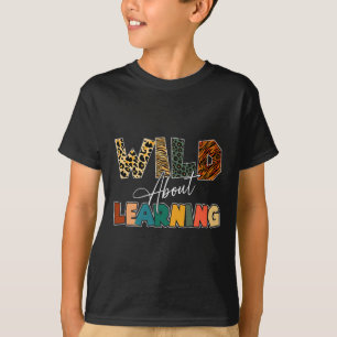 About Learning Leopard Teacher Back To School Teac T-Shirt
