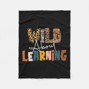 About Learning Teacher Back To School Teaching 1 Fleece Blanket