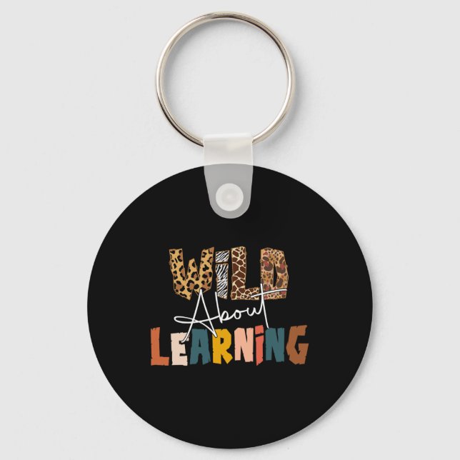 About Learning Teacher Back To School Teaching 1  Key Ring (Front)