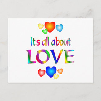 About Love Postcard