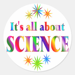About Science Classic Round Sticker