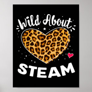 About Steam Leopard Squad Stem Back To School Day  Poster