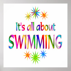 About Swimming Poster