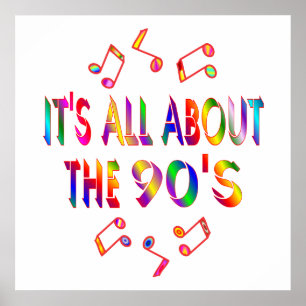 About the 90s poster