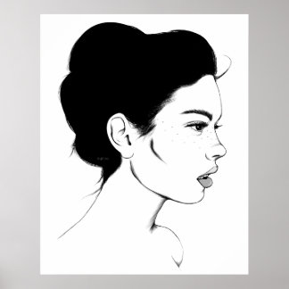 About The Girl Art Print Modern