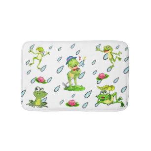 about to go frog bath rug