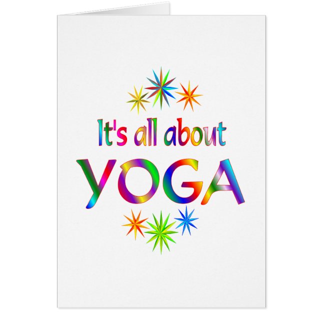 About Yoga (Front)