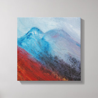 Above Achnashellach, Scottish landscape painting Canvas Print