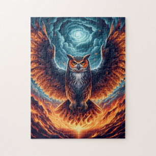 Above and Below - Wise Owl Art Jigsaw Puzzle