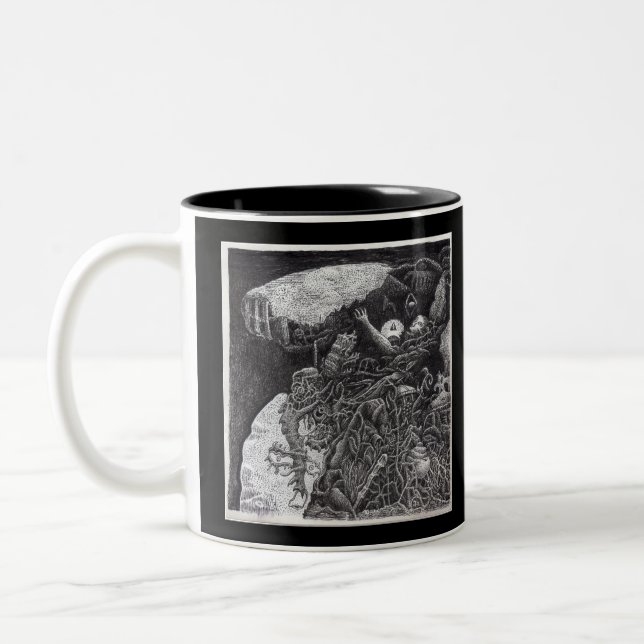 Above & Below by Brian benson Two-Tone Coffee Mug (Left)