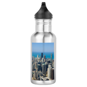 Above Chicago Water Bottle