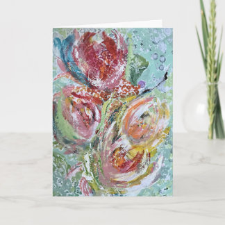 Above sea level - Blank inside greeting  Card