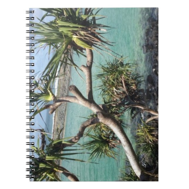 Above the Beach Spiral Journal Notebook (Front)