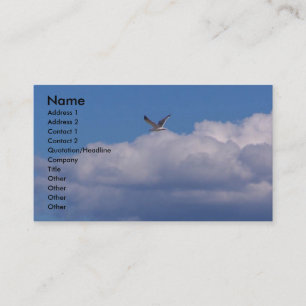 Above The Clouds Business Card
