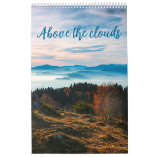 Above the clouds mountains photography  calendar