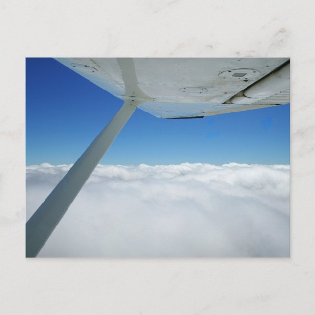 Above the clouds postcard (Front)
