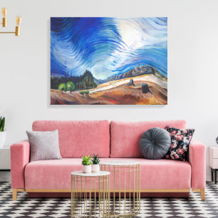 Above the Gravel Pit   Emily Carr   Canvas Print