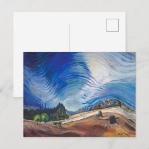 Above the Gravel Pit   Emily Carr   Postcard
