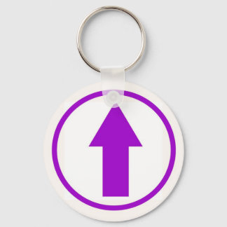 Above the influence - Purple Key Ring