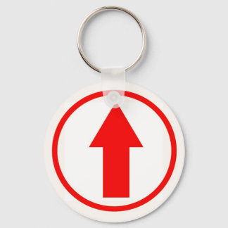 Above the influence - Red. Key Ring
