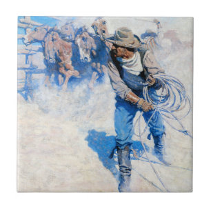 Above the Sea of Round Tile