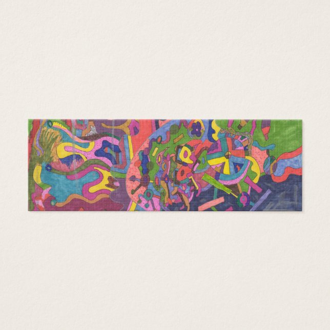 "Above the Storm" Abstract Art Bookmark (Front)