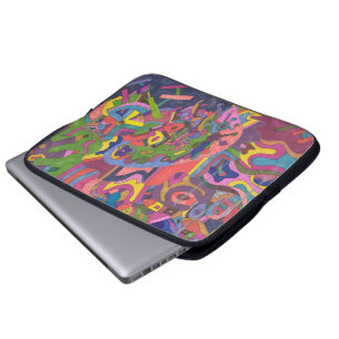 "Above the Storm" Abstract Art Laptop Sleeve