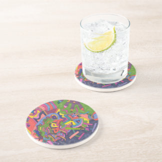 Above the Storm, original abstract art Coaster