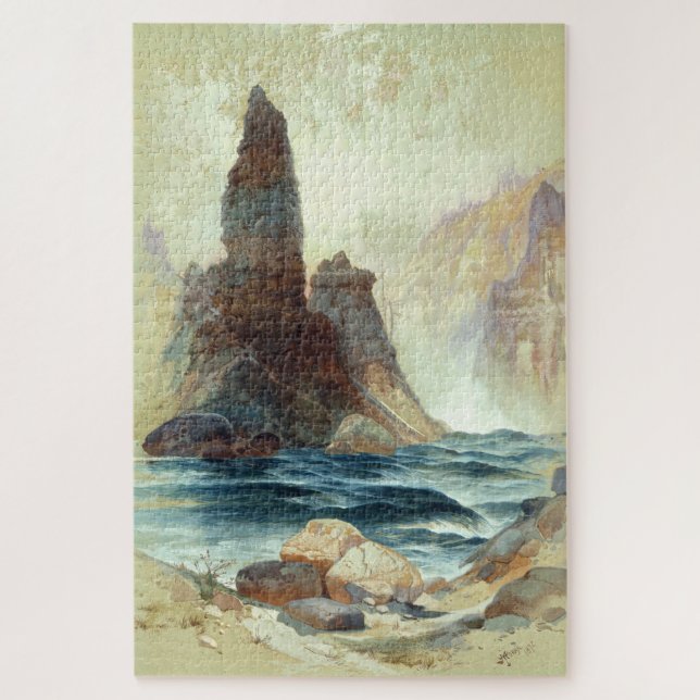 Above Tower Falls, Moran, 1872 Jigsaw Puzzle (Vertical)