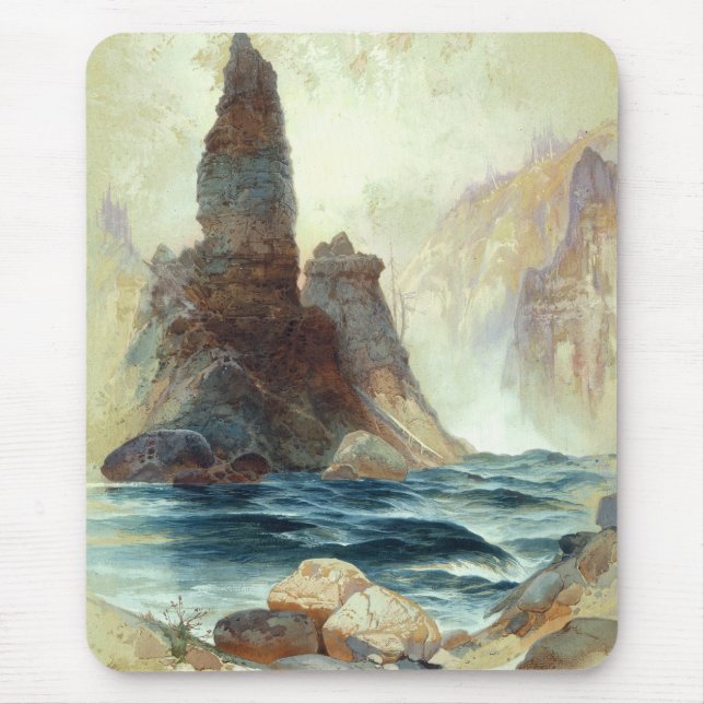 Above Tower Falls, Moran, 1872 Mouse Pad (Front)