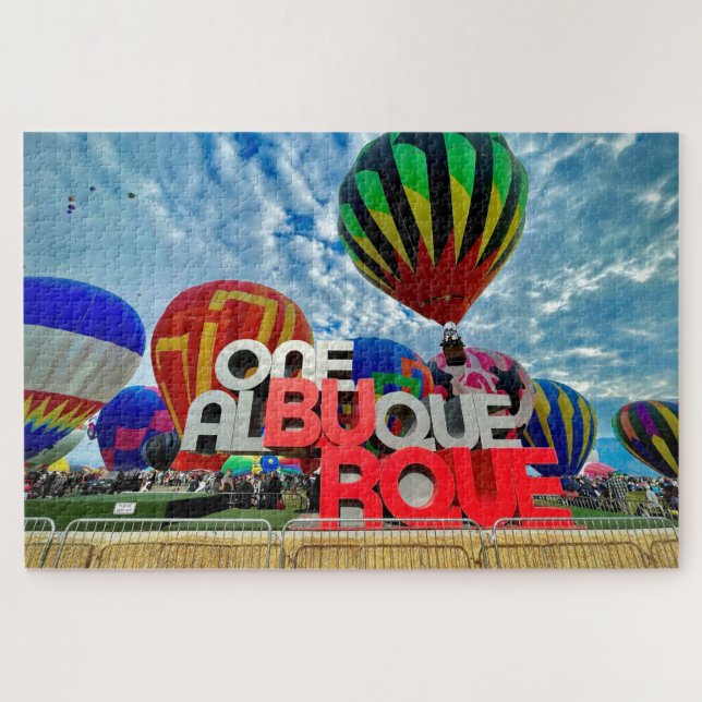 ABQ Balloon Festival  Jigsaw Puzzle (Horizontal)