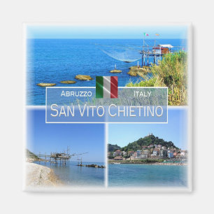ABR004 SAN VITO CHIETINO, Abruzzo, Fridge  Magnet