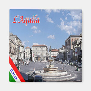ABR012 L' AQUILA, Abruzzo, Italy, Fridge Magnet