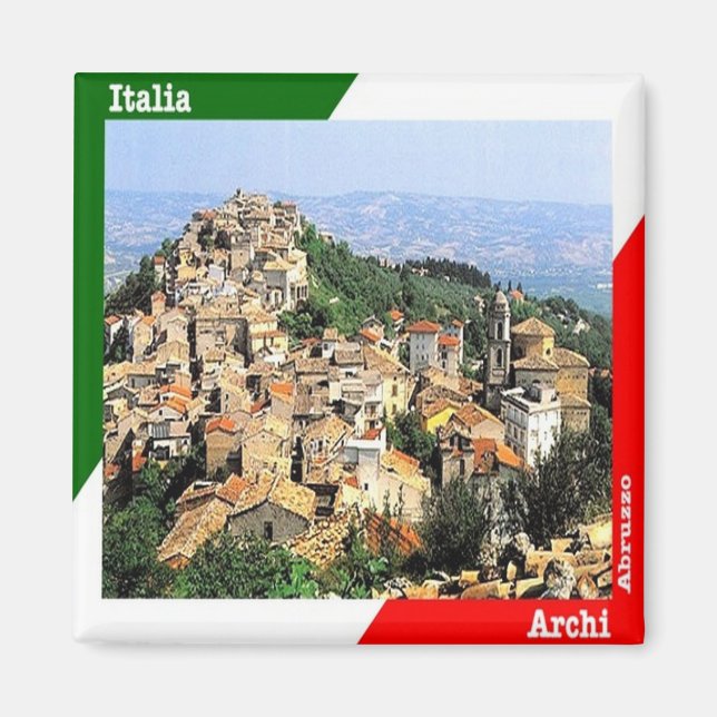 ABR020 ARCHI, Abruzzo, Italy, Fridge Magnet (Front)