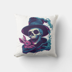 Abra-Cadabra Bones � Funny Magic Skull Cushion