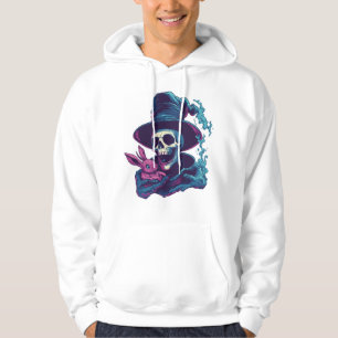 Abra-Cadabra Bones � Funny Magic Skull Hoodie