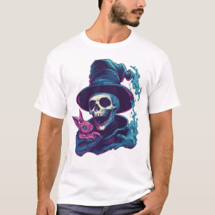 Abra-Cadabra Bones � Funny Magic Skull T-Shirt