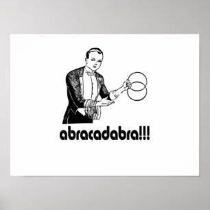 Abracadabra  Magician Poster