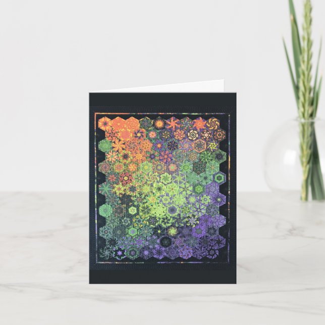 Abracadabra Quilt Personalised Greeting Card (Front)