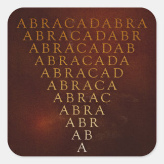 Abracadabra Sticker